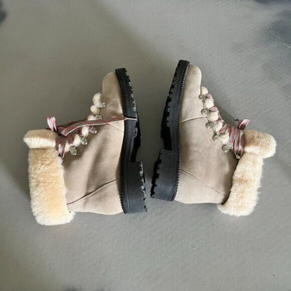 J Crew Nordic Sherpa Suede Hiking Boots - Picture 6 of 10